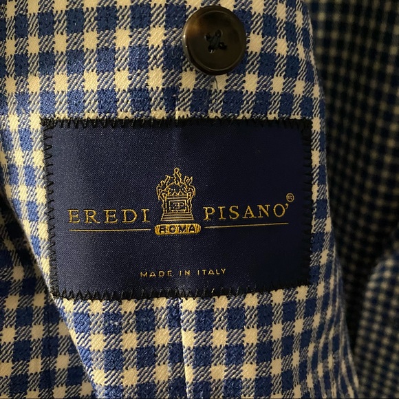 EREDI PISANO CHECKERED SUIT JACKET - Picture 10 of 13